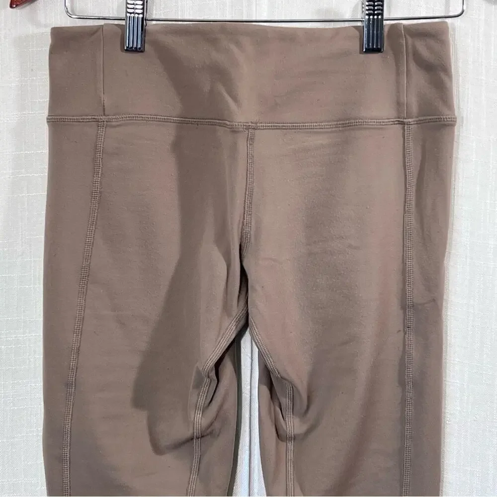 Alo Yoga Moto Gravel Gloss High Waisted Athletic Workout Gym Leggings Size S